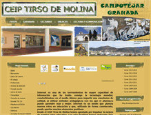 Tablet Screenshot of colegiocampotejar.com